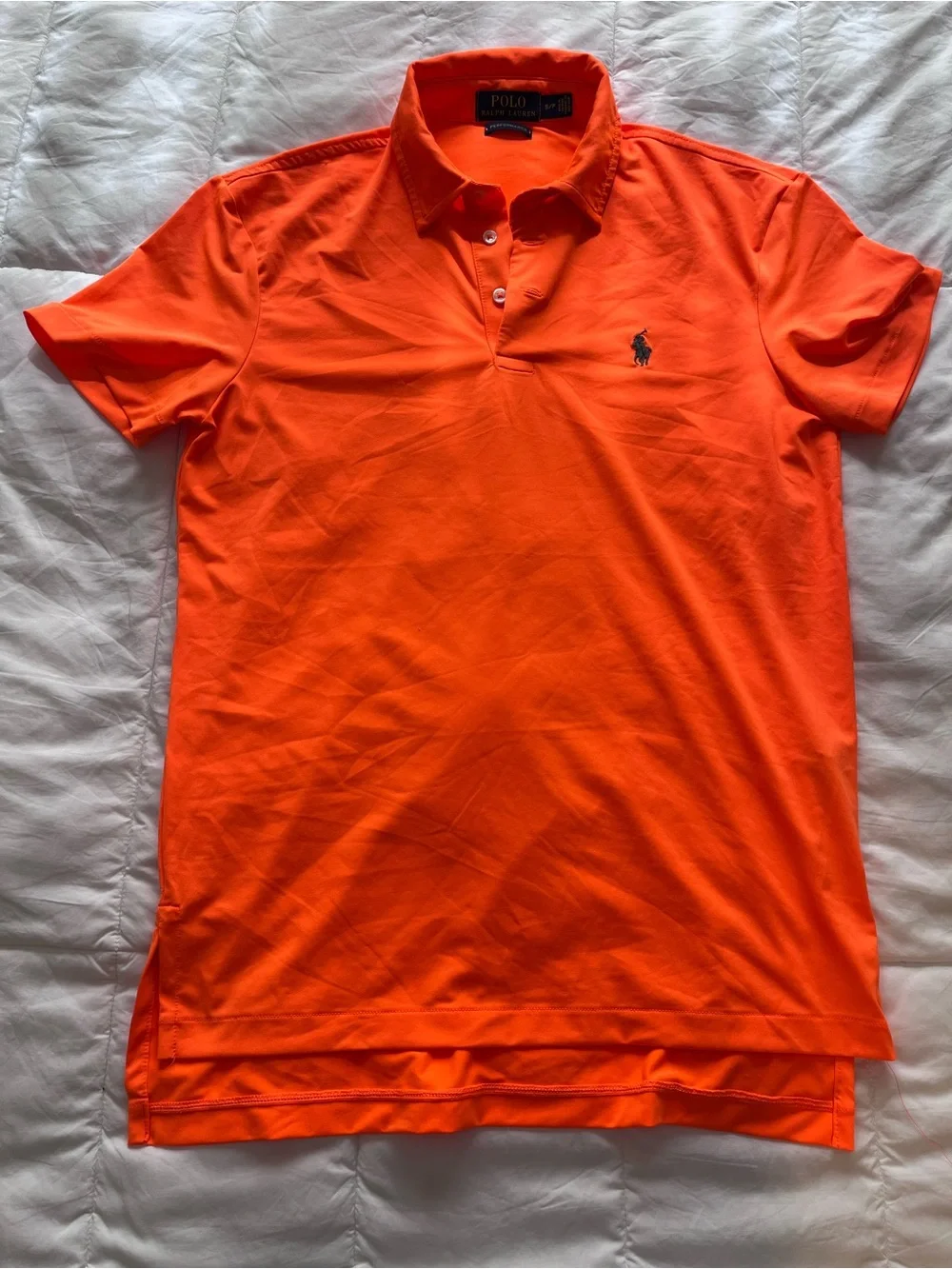 Ralph Lauren Men’s Bright Orange Performance Polo Shirt